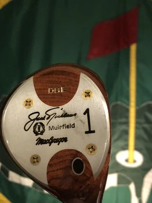 Original Vintage Jack Nicklaus Muirfield MacGregor Persimmon Driver Amazing S - Image 1 of 4