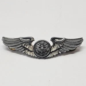 Spilla vintage seconda guerra mondiale avanguardia USAF equipaggio ali pilota aeronautica - Foto 1 di 3