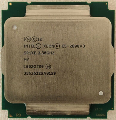 Intel Xeon E5-2698 V3 2.3GHz SR1XE 16Core 32 threads LGA2011-3 CPU Processor - Image 1 of 2