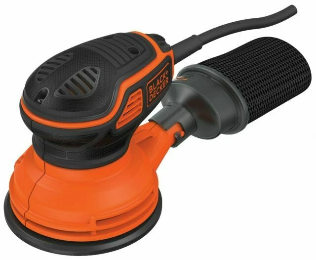 BLACK+DECKER KA199-QS 240W 125mm Levigatrice Roto-Orbitale Elettrica