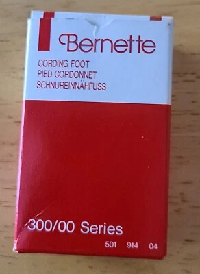 Pie de cordón para máquina de coser Bernina Bernette serie 300/00 Serger. Foto 1 de 3