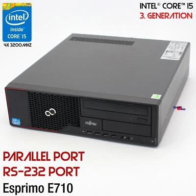 PC Computer Fujitsu Esprimo E710 D3161 Intel Core i5 3470 16GB 160 Parallel Port - Image 1 of 4
