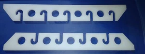 9 Löcher Stange Angelrute Rack-Wand Deckenhalterung Aufbewahrung Rollenhalter PVC Menge 5 - Bild 1 von 11