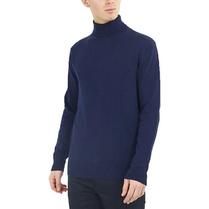 BRAVE SOUL HOMBRE JERSEY POLO CUELLO ALTO ACANALADO MANGA LARGA LISO INFORMAL CÁLIDO - Imagen 1 de 10