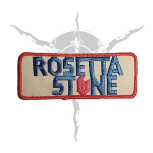 Rosetta Stone - Logo | Classic Patch  Aufnäher Memorabilia - Bild 1 von 1