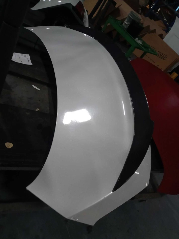 2013 BMW 650i Deck Lid Trunk Lid White OEM 518796 95K Miles - Image 1 of 3