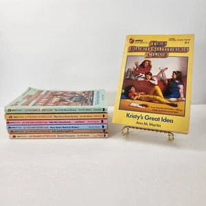 The Babysitters Club Books Lot of 7 Vintage Paperback Scholastic - Imagen 1 de 9