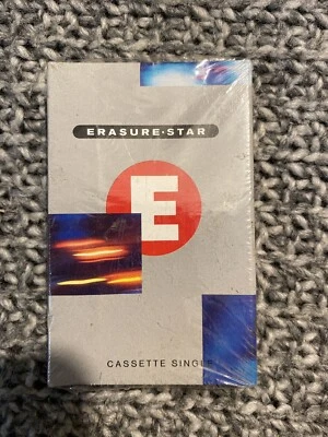 Cassette Tape Single New Sealed 1990 Erasure   Star - Image 1 of 4