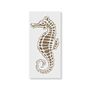 Seahorse Stencil - Durable & Reusable Mylar Stencils - Picture 1 of 5