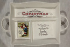 Grasslands Road "A Christmas to Remember" Ceramic 3 Section Divided Tray ~11x17