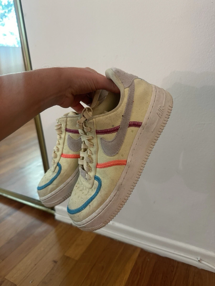 Nike Air Force 1 '07 LX Low Stitched Canvas - Life Lime W for sale