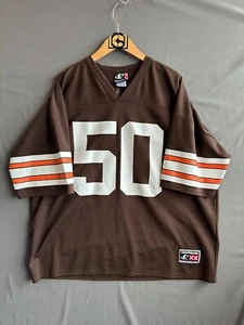Vintage Cleveland Browns Logo Athletic Jersey Mens XXL Brown Earl Holmes 50 NFL - Picture 1 of 7
