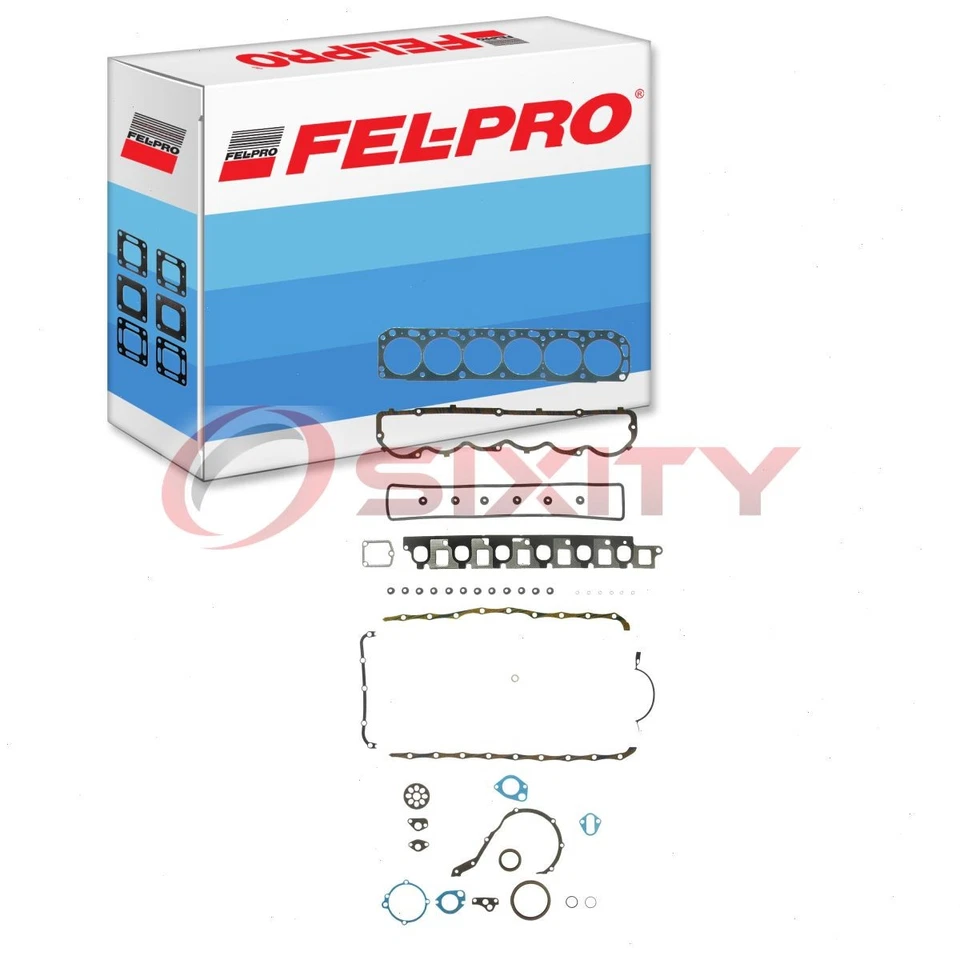 Juego de juntas Fel-Pro para Ford E-350 Econoline Club Wagon 1977-1985 4,9 L L6 cz Foto 1 de 4