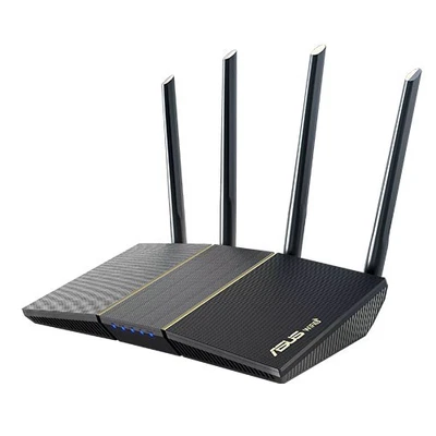 Asus Rt-Ax57 Ax3000 Wireless Dual Band Gaming Wi-Fi 6 Extendable Router Wpa3 Ins - Image 1 of 2
