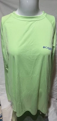 Camisa Columbia PFG Para Mujer UPF 50 Omni-sombra Manga Larga Verde Menta Talla SM NUEVA CON ETIQUETAS Foto 1 de 4