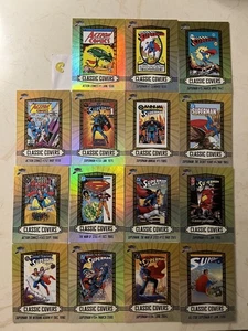 2025 Fleer Brilliants Superman Classic Covers Complete Set #CC1 - #CC15 - Picture 1 of 2