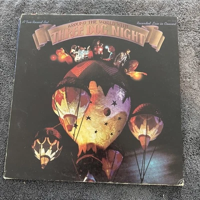 Around the World 3 Three Dog Night Classic Rock Roll Vintage Vinyl Record Album Foto 1 de 4