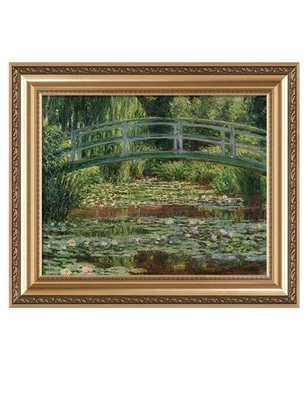 - Claude Monet Art, Japanese Footbridge Wall Art and the Water Lily Pool Give... - Image 1 of 4