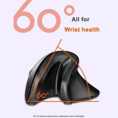 2.4GHz Wireless Vertical Mouse Rechargeable 3200DPI Wireless Mouse With 6 Button - Image 1 of 4