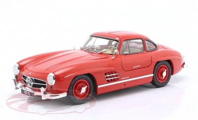 Nuevo Mercedes 300 SL Cupé (W198) Rojo 1:18 Schuco Modelo Diecast Car Foto 1 de 4