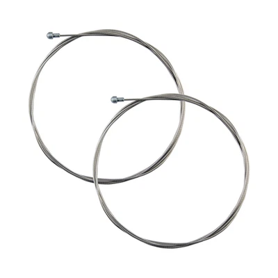 Paquete de 2 cables de freno de carretera Origin8 SS pulidos lisos delanteros o traseros 2800 mm 1,5 mm Foto 1 de 2