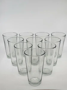 Atomized Clear Beer Glasses 16oz. Set of 10 - Picture 1 of 8