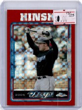 2005  Topps Chrome Red X-Fractors 456 Eric Hinske  /25
