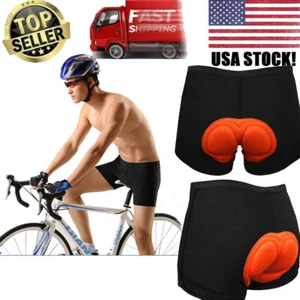 Mujeres Hombres 3D Gel Acolchado Deportes Ciclismo Bicicleta Pantalones Cortos Suaves Ropa Interior - Imagen 1 de 17