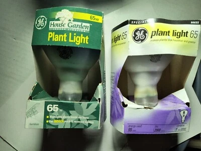 Светильник комнатный для садовых растений GE House 65 Вт, гусеничная и утопленная лампочка R30 2 лампы - Изображение 1 из 4