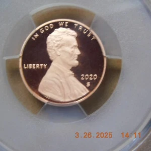 2020-S Lincoln Shield Cent PCGS PR70RD DCAM 1s Strike Len Buckley Only 62 graded - Picture 1 of 6