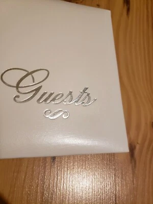 NUEVO Sin Caja ♡ LIBRO DE VISITAS BODA MARFIL SATINADO  Foto 1 de 4