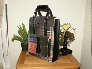 Dr. Martens Tartan Clash Leder Rucksack Backpack Tasche 15"x12" (122) - Bild 1 von 8