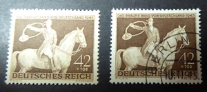 2 Briefmarke Deutsches Reich 1943 Nr. 854 postfrisch + gestempelt 10.Rennen - Bild 1 von 1