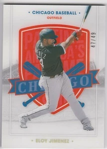 Eloy Jimenez 2021 Panini Chronicles America’s Pastime Acetate Card 47/49 SP - Picture 1 of 2