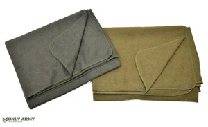 Top Quality Army Military 75% Wool Blanket Surplus Camping Outdoor Sleeping NEW - Picture 1 of 19