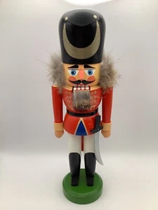 VEB Hodrewa Rosenthal German Democratic Republic Christmas Nutcracker 11.5” (H) - Picture 1 of 6