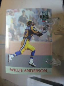 Pro Set Power #282 1992 - Willie Anderson - Los Angeles Rams (2709) - Imagen 1 de 2