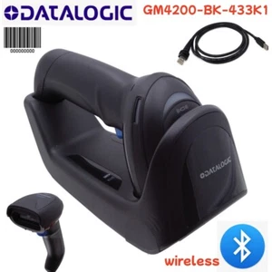 Datalogic Gryphon GM4200-BK-433K1 Drahtloser 1D-Barcodescanner USB Ladestation - Picture 1 of 10