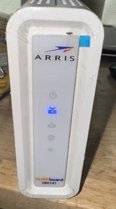 ARRIS SURFboard SB6141 Internet 1.4 Gbps DOCSIS 3.0 -12VDC .White - Picture 1 of 8