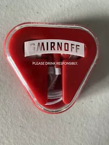 Auricolari - Smirnoff Vodka - Cavo ausiliario cablato 3,5 mm - in custodia NUOVO - Foto 1 di 6