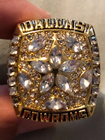1995 TROY AIKMAN COMMEMORATIVE CHAMPIONSHIP RING COWBOYS SIZE 11 Cover