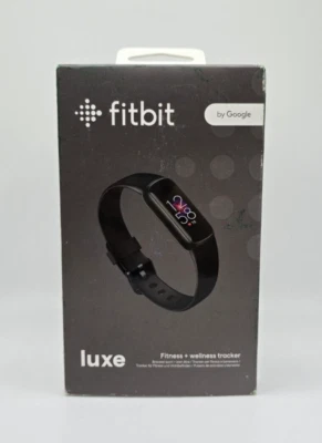 Fitbit Luxe Rastreador de Fitness/Bienestar GPS Manejo del Estrés Negro/Grafito - Usado Foto 1 de 4