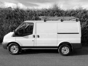 Fits Ford Transit Mk6 Mk7 Side Stripes Vinyl Graphics Both Sides Any Year Decals - Picture 1 of 4