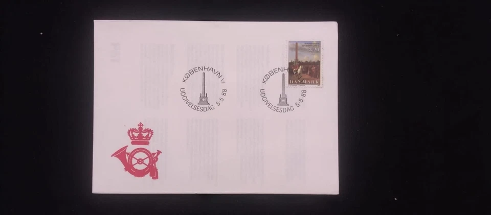 C) 1988. DENMARK. FDC. CENTENARY OF THE ABOLITION OF ESCAVITY. XF - Image 1 of 1