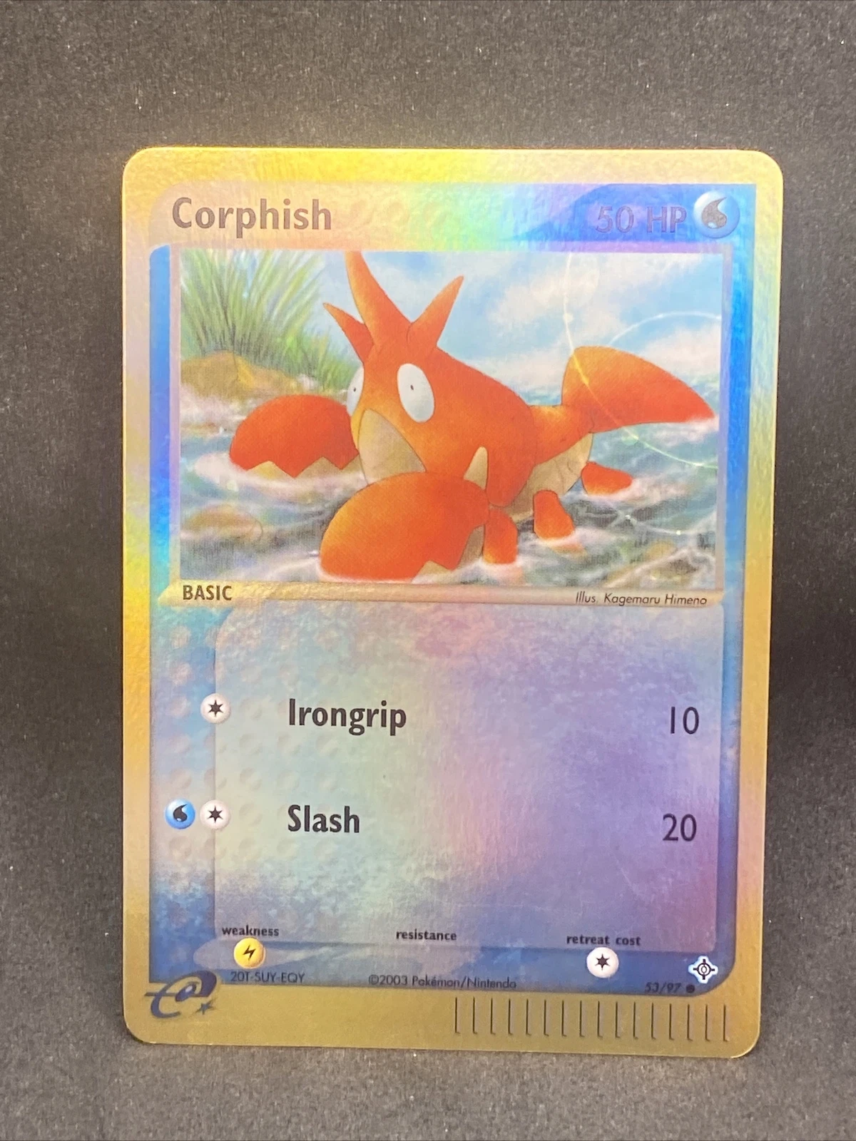 Pokemon Corphish 53/97 Ex Dragon NM-Mint Reverse Holo