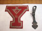 Antique York PA Area High School Letterman Jacket Letter 1920 Watch Fob
