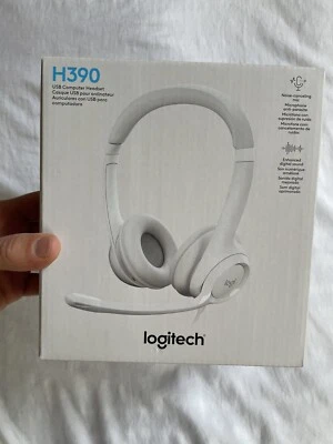 Logitech H390 Over-Head Comfort USB Headset w/ Noise-Canceling Microphone * NEW - Image 1 of 4