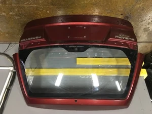 2009 SUBARU FORESTER REAR TRUNK LID HATCH TAILGATE LIFTGATE RED W/ WINDOW OEM+ - Picture 1 of 10