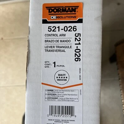Dorman Products 521-026 Suspension Control Arm And Ball Joint Assembly - Image 1 of 4