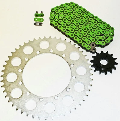 Kawasaki KLX650R 650 R 1993 1994 1995 1996 cadena verde y piñón 14/49 110 L Foto 1 de 4